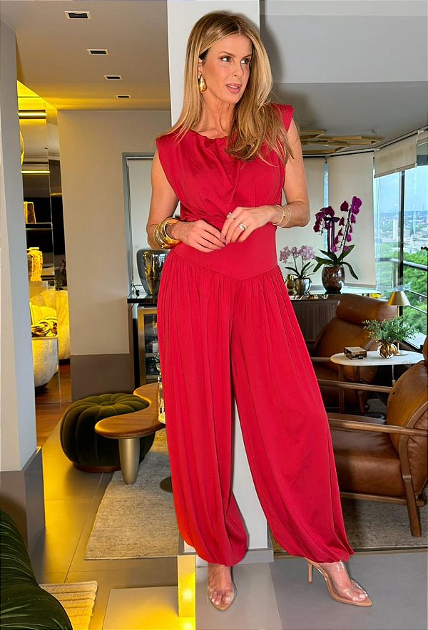 MACACÃO JASMIM VERMELHO