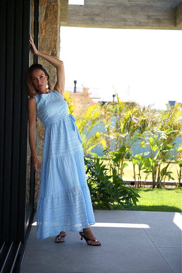 VESTIDO REGATA LAISE AZUL