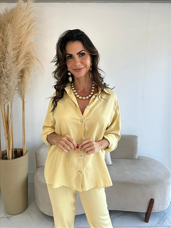 CAMISA IRIS AMARELO
