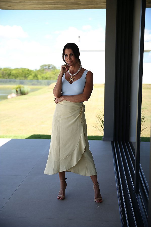 SAIA CACHECOUER BIA AMARELO