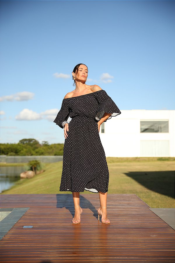 VESTIDO POA ROSANA PRETO