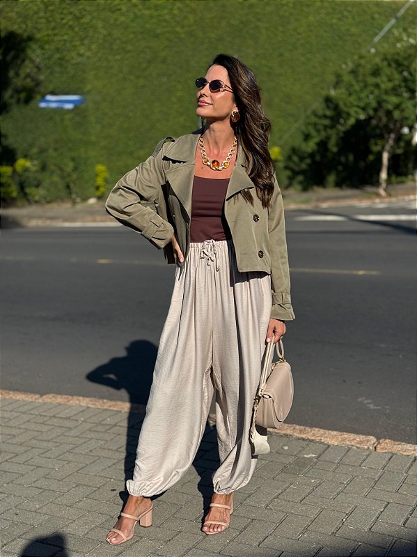 CALÇA ALADIM ANA BEGE