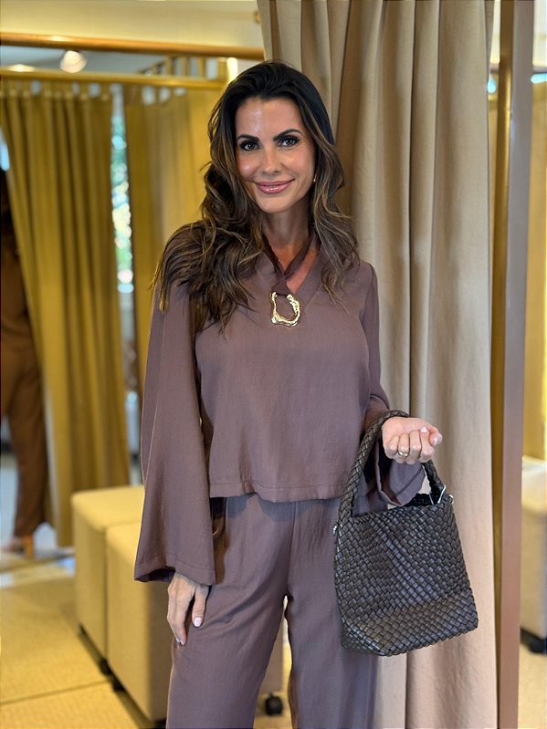 BLUSA BRUNA MOCA MOUSSE