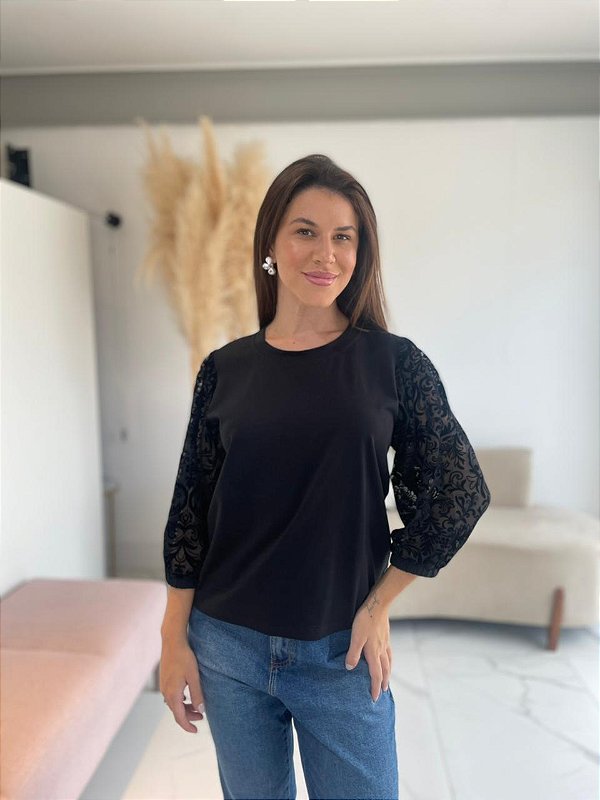 BLUSA ESTELA PRETO