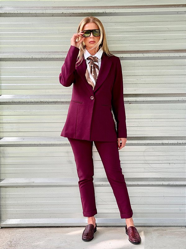 BLAZER HELENA BURGUNDY