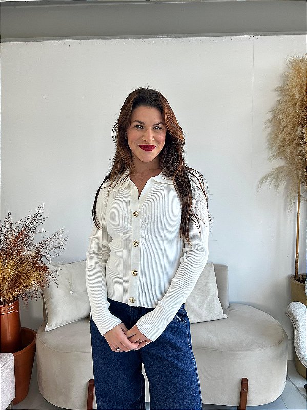 BLUSA MODAL POLO BRANCO