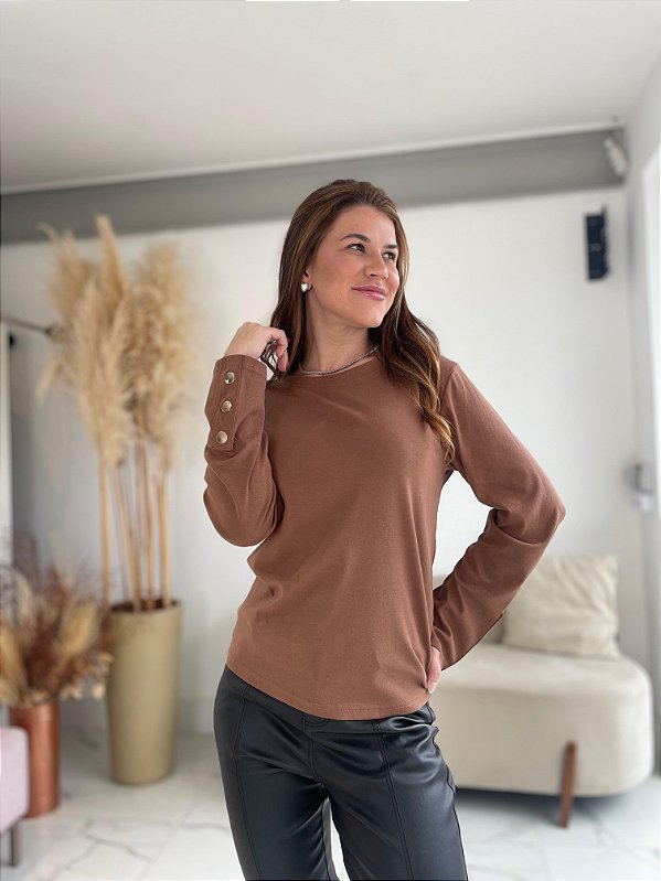 BLUSA PATRICIA CARAMELO