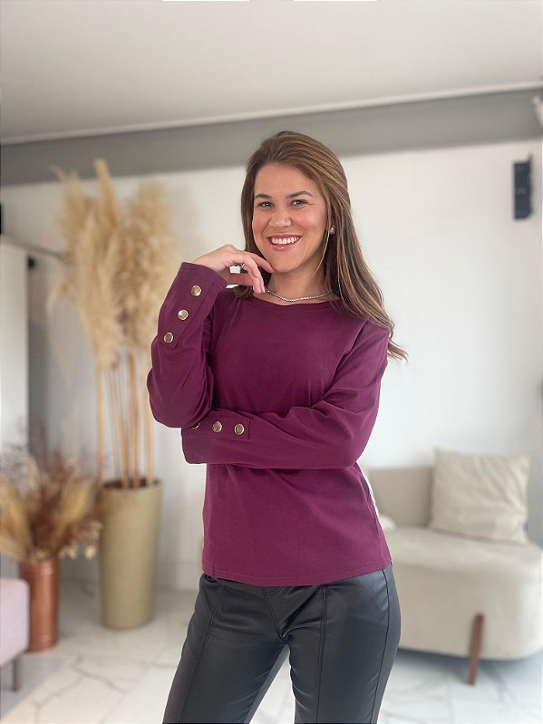 BLUSA PATRICIA BURGUNDY