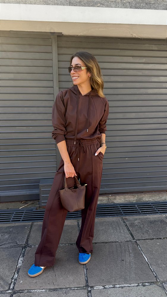 CONJUNTO JOICE MARROM