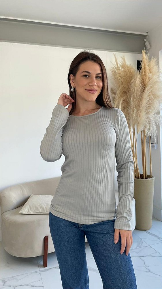 BLUSA TÉRMICA CINZA