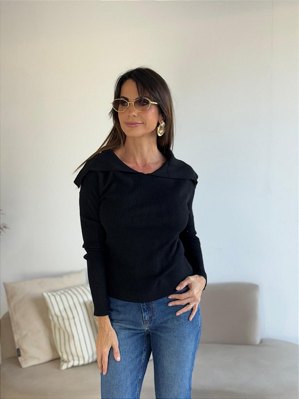 BLUSA MODAL LETICIA PRETO