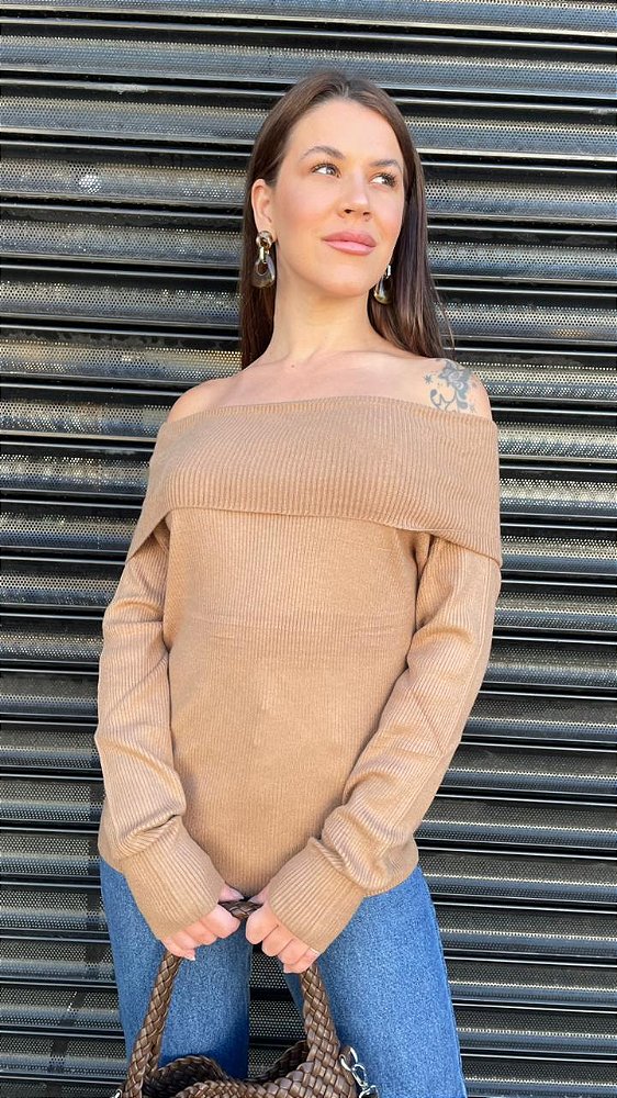 BLUSA MODAL DUDA CARAMELO