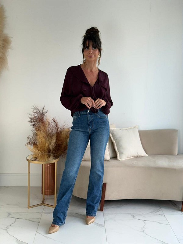 CALÇA JEANS LEONA