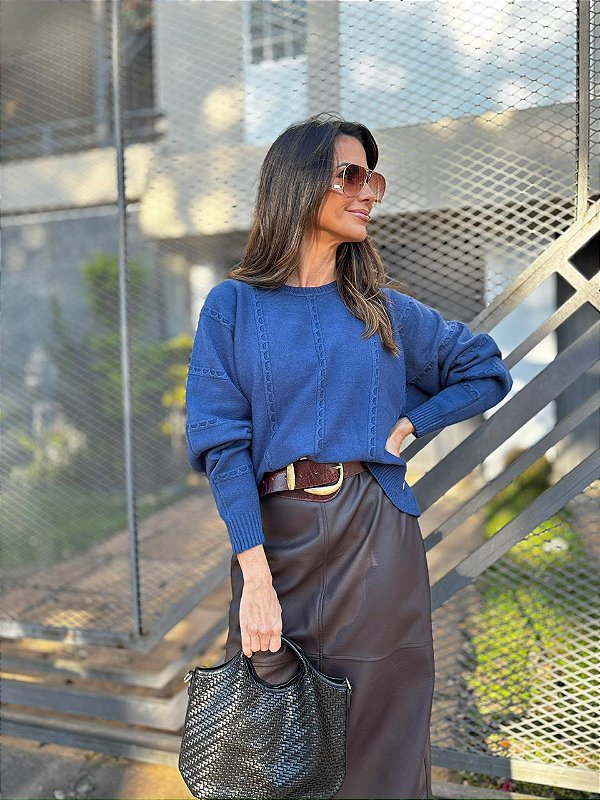 BLUSA MODAL VIENNA AZUL
