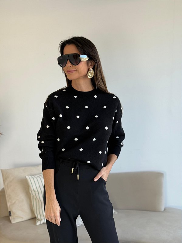 BLUSA MODAL POA PRETO