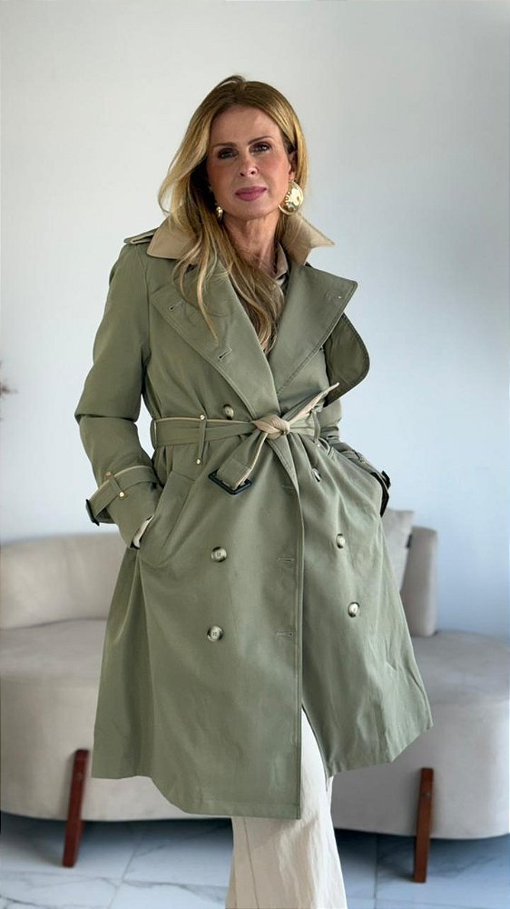 TRENCH COAT VERDE