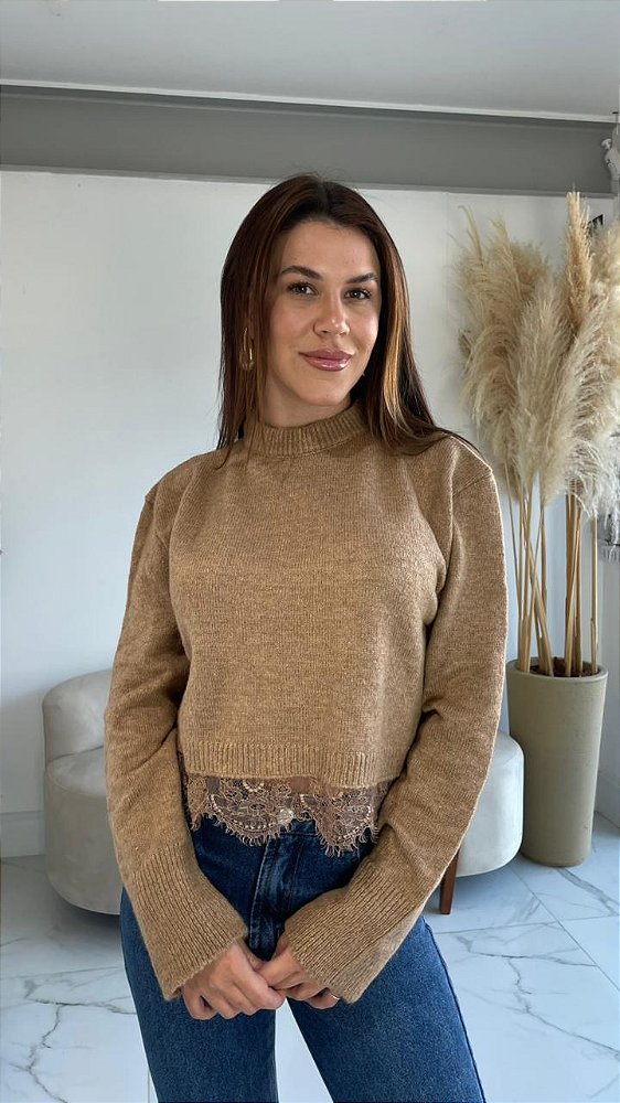 BLUSA MODAL LAIS CARAMELO