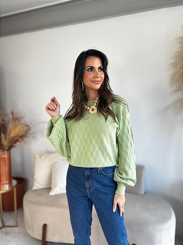 BLUSA MODAL ESTER VERDE