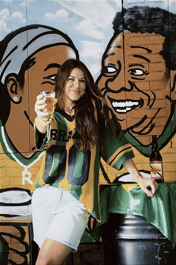 BLUSA BRASIL PELE VERDE/AMARELO
