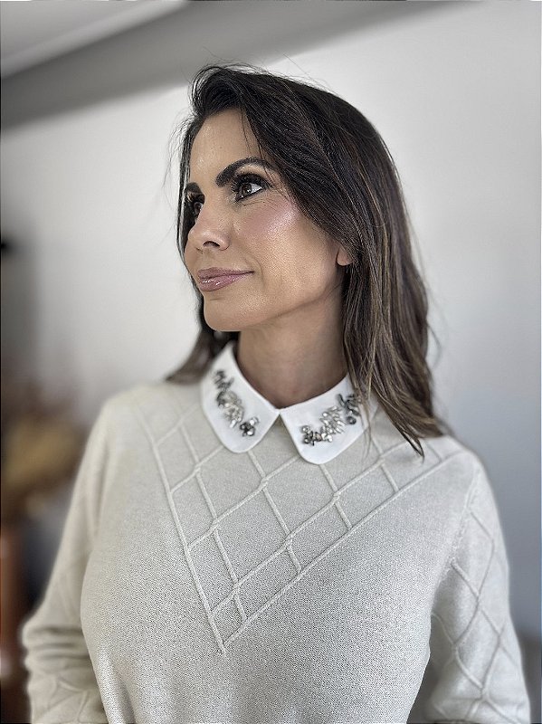 GOLA BORDADA BRANCO