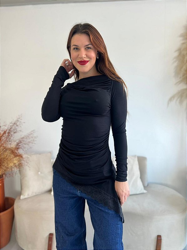 BLUSA JADE PRETO