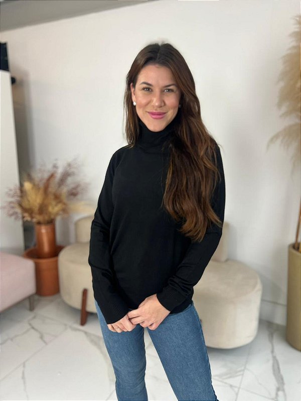 BLUSA MODAL MANUELA PRETO