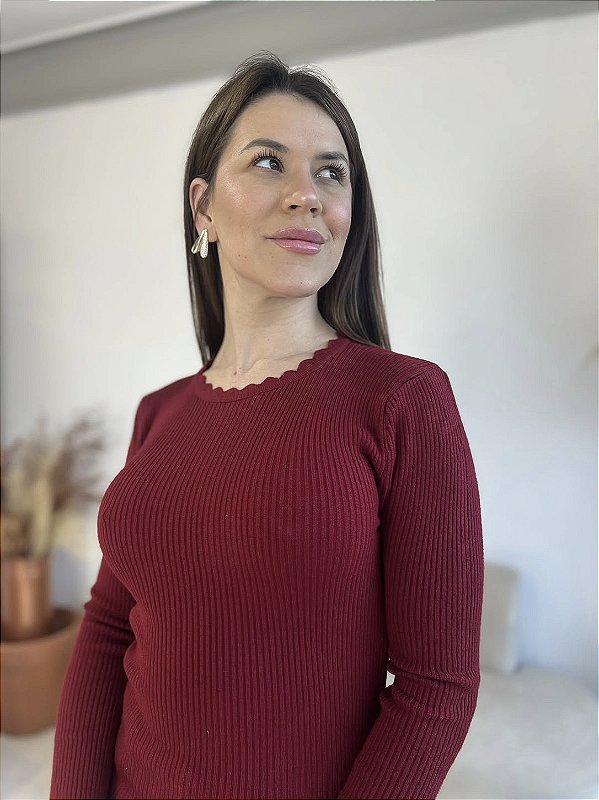 BLUSA MODAL IRIS VERMELHO