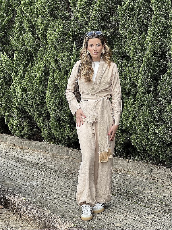 CONJUNTO VANESSA BEGE