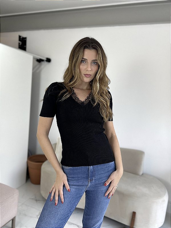 BLUSA MODAL STELLA PRETO