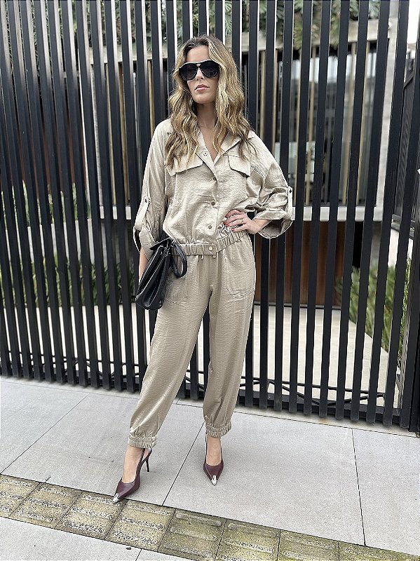 CONJUNTO AMANDA KHAKI