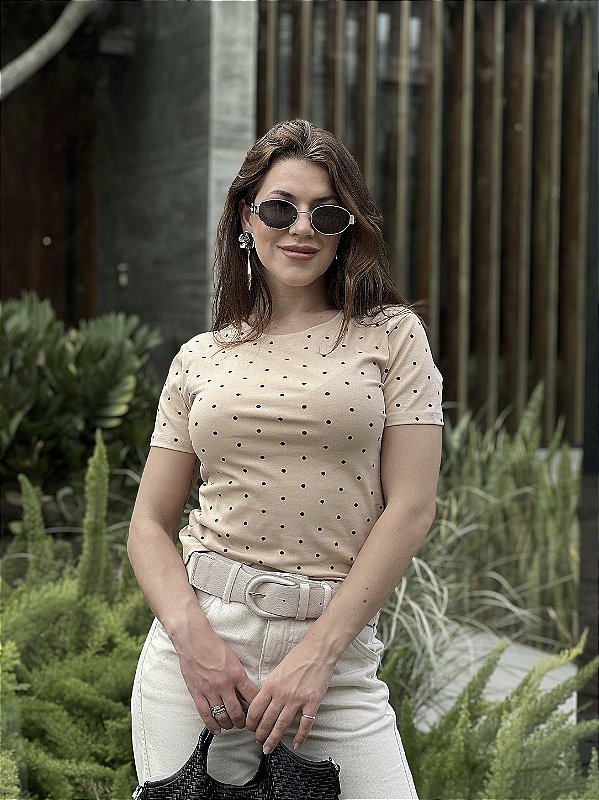 BLUSA POA PAOLA BEGE