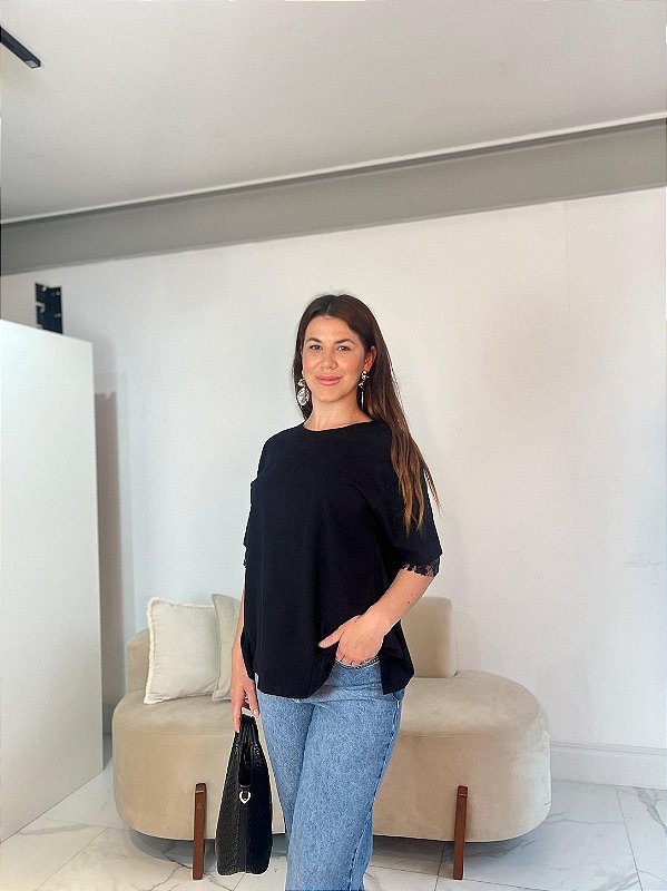 BLUSA LOUISE PRETO