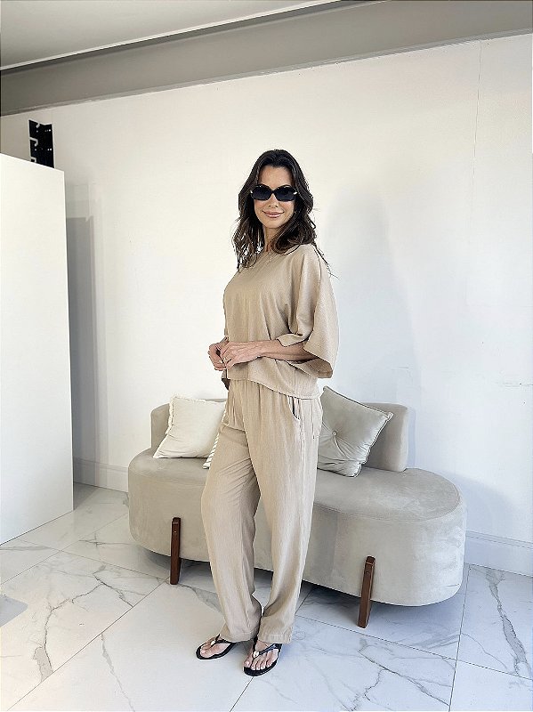 CALÇA CLARA BEGE