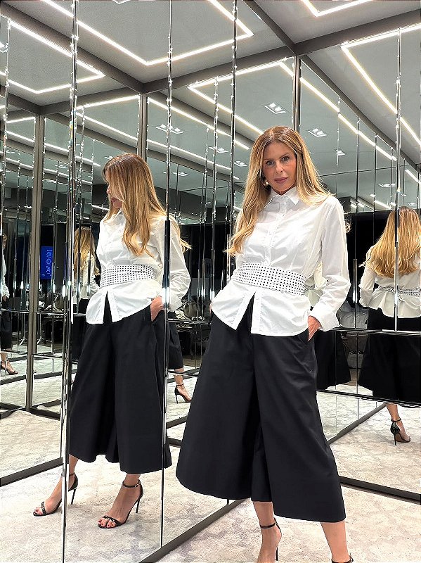 CALÇA PANTACOURT JOANA PRETO