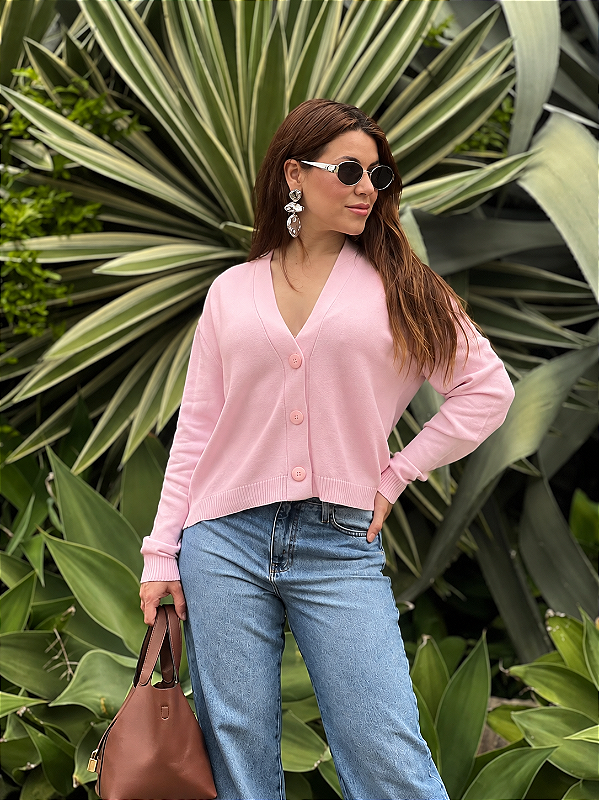 CARDIGAN LOURDES ROSA