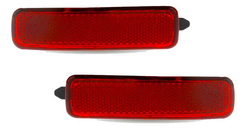 Par Refletor Parachoque Traseiro  Ford Ka 2011 A 2013