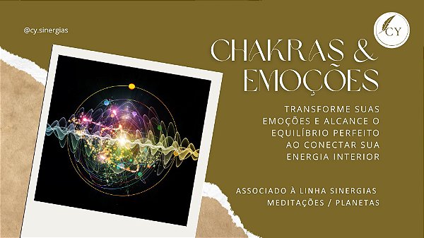CURSO CHAKRAS SINERGIAS E EMOÇÕES
