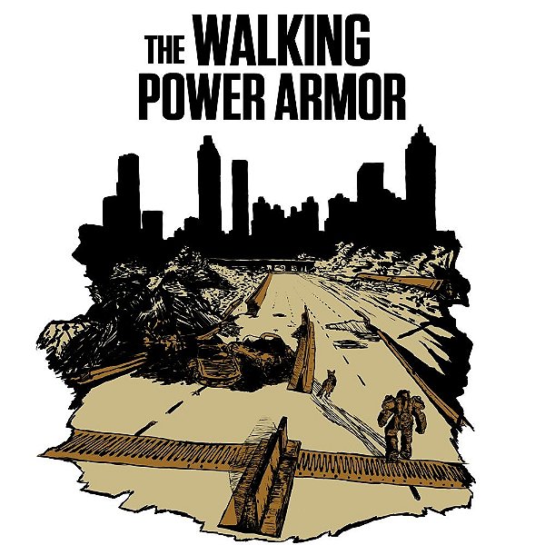 Camiseta The walking power armor