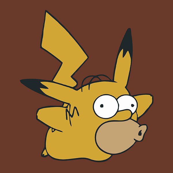 Camiseta Pikachu Homer