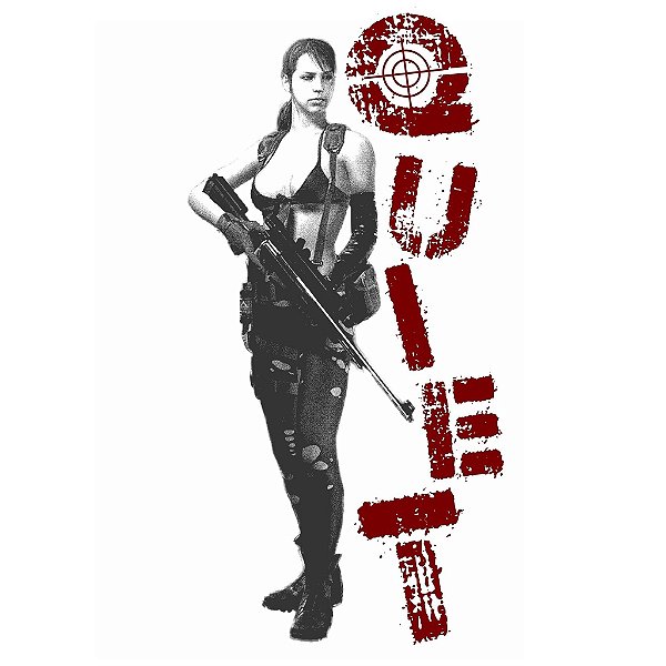 Camiseta Metal Gear QUIET