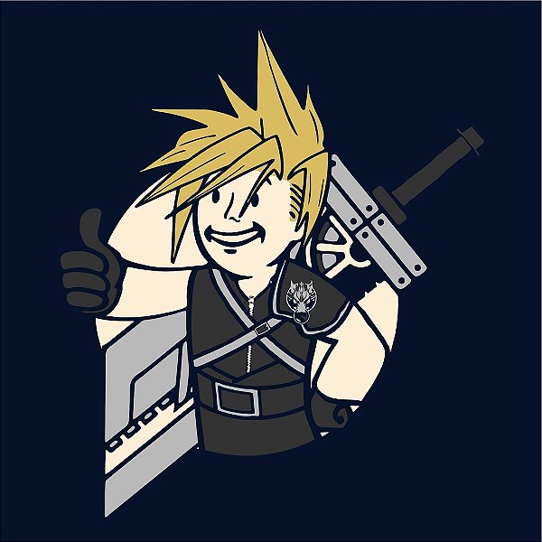 Camiseta Vault Boy Final Fantasy