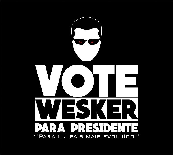 Camiseta Wesker para presidente