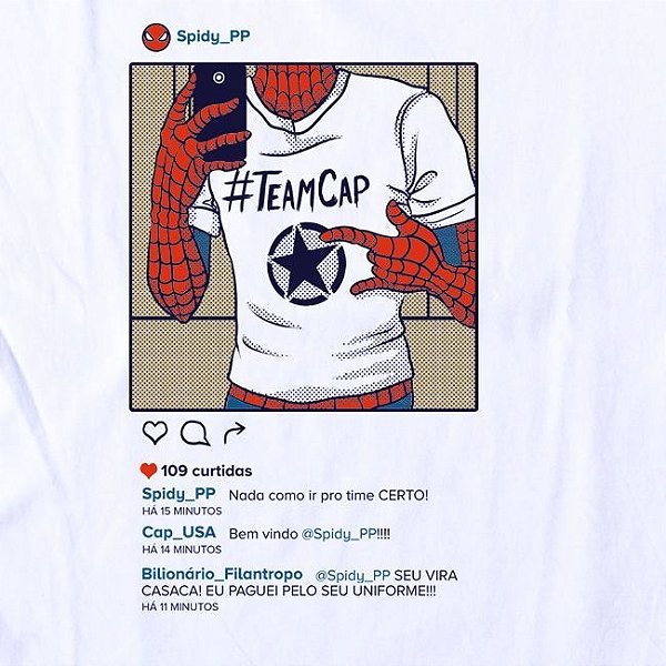 Camiseta Insta Spidy