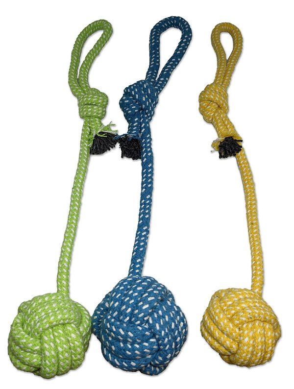 Corda Com Bola Crochê 42cm