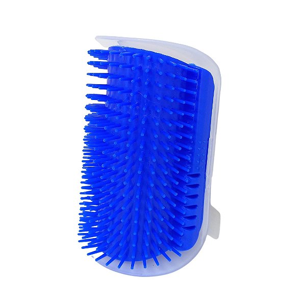 Massageador Coçador Gatos Tira Pêlos para Parede