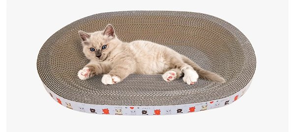 Arranhador Oval Berço para Gatos 49cm x 34.5cm
