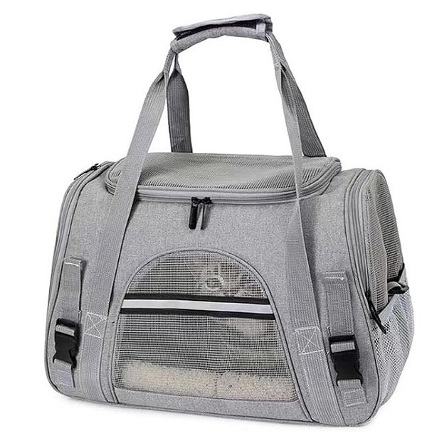 Bolsa Transporte Pet Até 8kg Viagem Carro Avião Luxo Cabine
