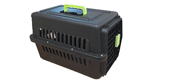 Caixa de Transporte Pet N1 C/ Grade Metal e Parafusos + Segurança