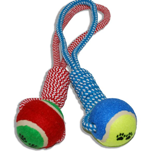 Corda com Bola de Tênis Cabo de Guerra 39cm