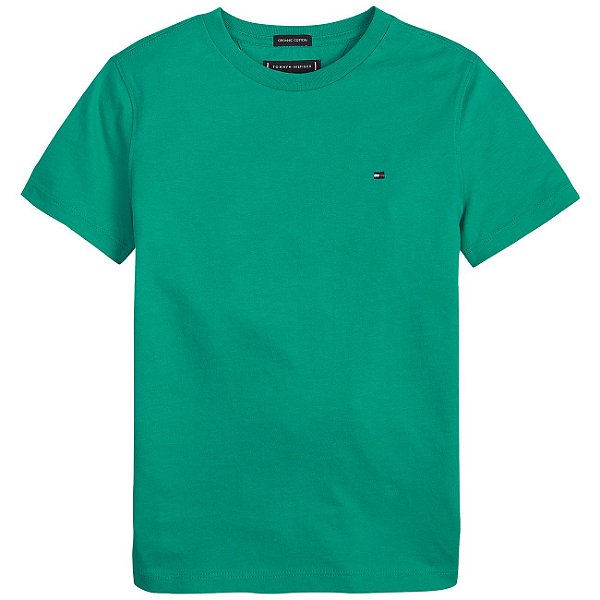 Camiseta Verde Infantil - Tommy Hilfiger - Baby Buys Brasil